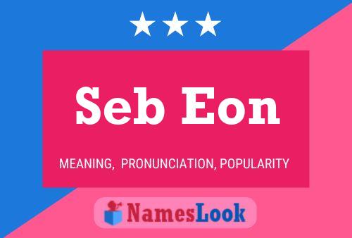 Seb Eon பெயர் போஸ்டர்