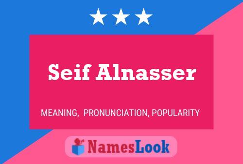 Seif Alnasser பெயர் போஸ்டர்