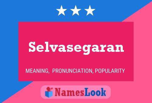 Selvasegaran பெயர் போஸ்டர்