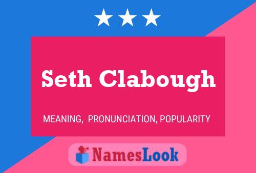 Seth Clabough பெயர் போஸ்டர்