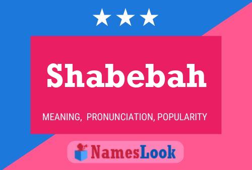 Shabebah பெயர் போஸ்டர்