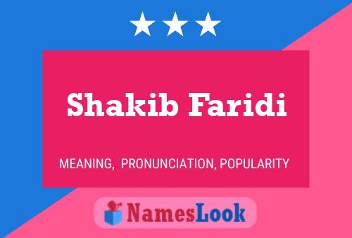 Shakib Faridi பெயர் போஸ்டர்