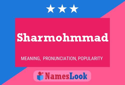 Sharmohmmad பெயர் போஸ்டர்