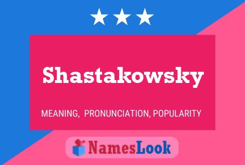 Shastakowsky பெயர் போஸ்டர்