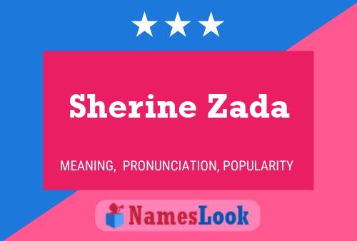 Sherine Zada பெயர் போஸ்டர்