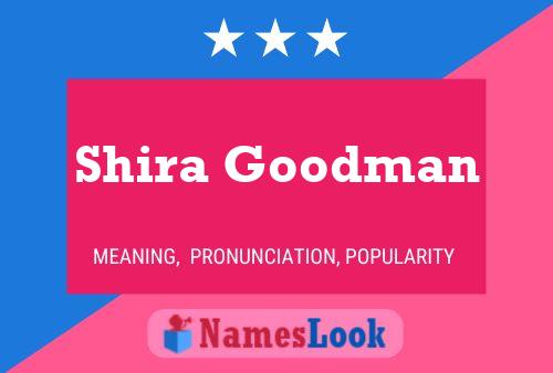 Shira Goodman பெயர் போஸ்டர்