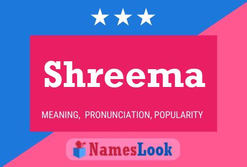 Shreema பெயர் போஸ்டர்