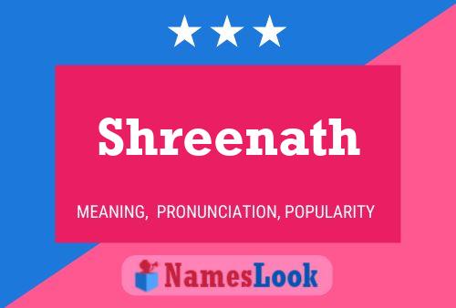 Shreenath பெயர் போஸ்டர்