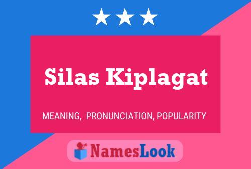 Silas Kiplagat பெயர் போஸ்டர்