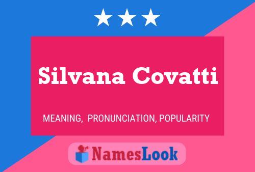 Silvana Covatti பெயர் போஸ்டர்