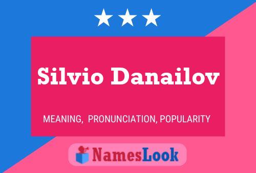 Silvio Danailov பெயர் போஸ்டர்