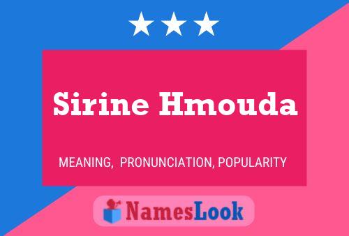 Sirine Hmouda பெயர் போஸ்டர்