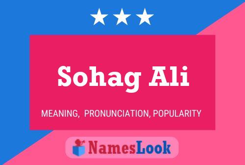 Sohag Ali பெயர் போஸ்டர்