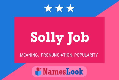 Solly Job பெயர் போஸ்டர்