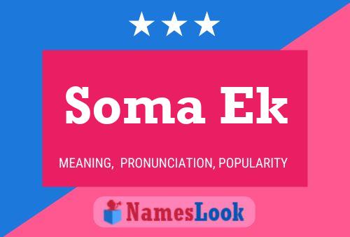 Soma Ek பெயர் போஸ்டர்