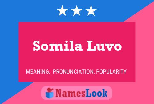 Somila Luvo பெயர் போஸ்டர்