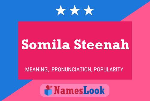 Somila Steenah பெயர் போஸ்டர்