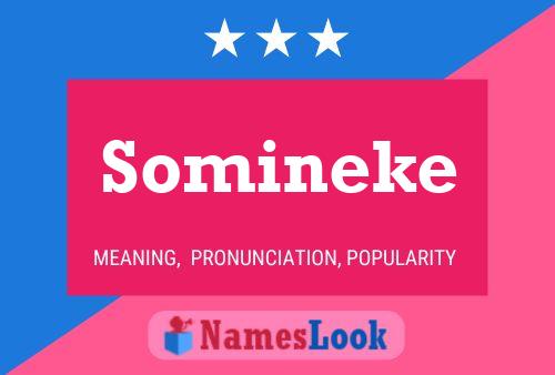 Somineke பெயர் போஸ்டர்