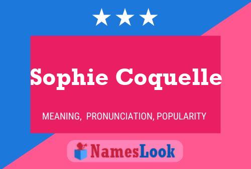 Sophie Coquelle பெயர் போஸ்டர்