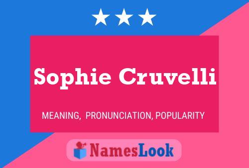 Sophie Cruvelli பெயர் போஸ்டர்