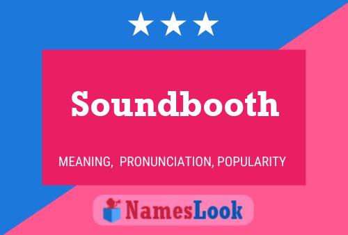 Soundbooth பெயர் போஸ்டர்