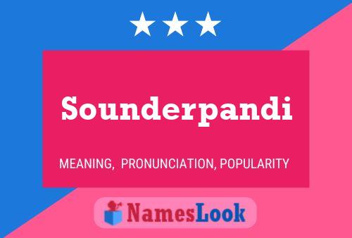 Sounderpandi பெயர் போஸ்டர்