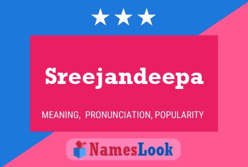 Sreejandeepa பெயர் போஸ்டர்