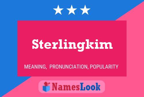 Sterlingkim பெயர் போஸ்டர்