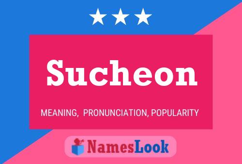 Sucheon பெயர் போஸ்டர்