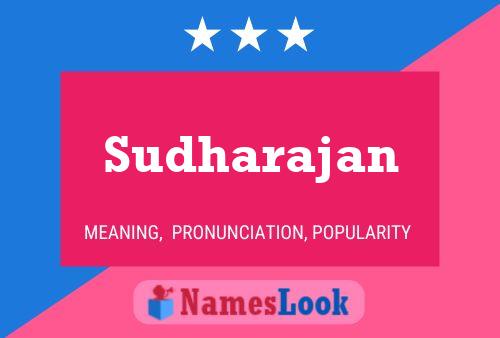 Sudharajan பெயர் போஸ்டர்