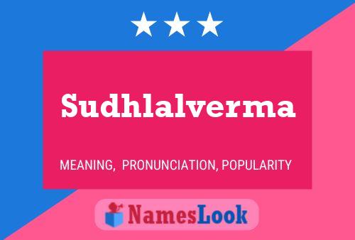 Sudhlalverma பெயர் போஸ்டர்