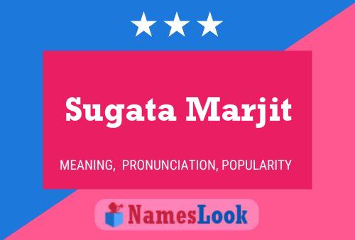 Sugata Marjit பெயர் போஸ்டர்