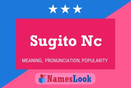 Sugito Nc பெயர் போஸ்டர்