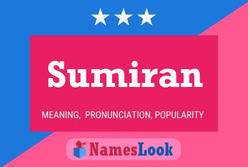 Sumiran பெயர் போஸ்டர்