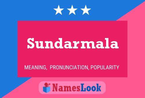 Sundarmala பெயர் போஸ்டர்