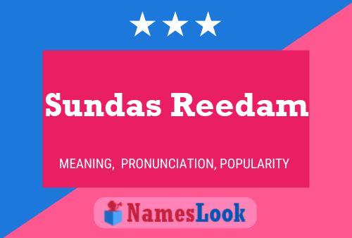 Sundas Reedam பெயர் போஸ்டர்