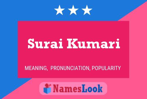 Surai Kumari பெயர் போஸ்டர்