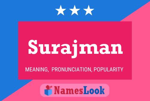 Surajman பெயர் போஸ்டர்