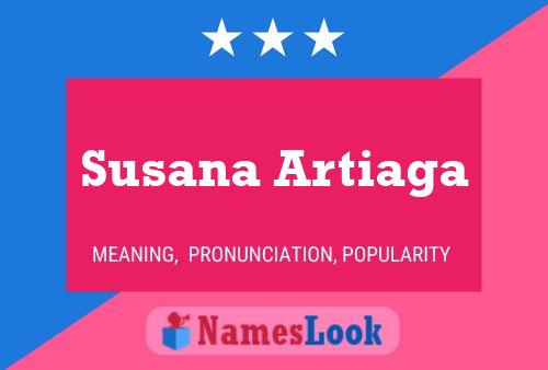 Susana Artiaga பெயர் போஸ்டர்