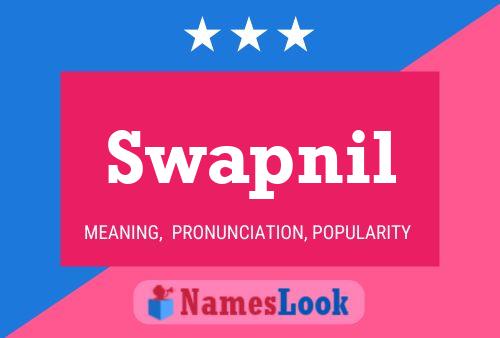 Swapnil பெயர் போஸ்டர்