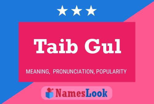 Taib Gul பெயர் போஸ்டர்