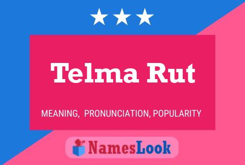 Telma Rut பெயர் போஸ்டர்