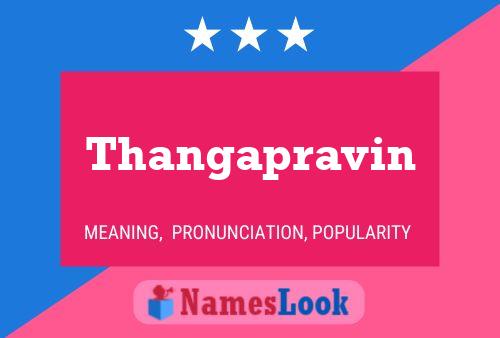 Thangapravin பெயர் போஸ்டர்