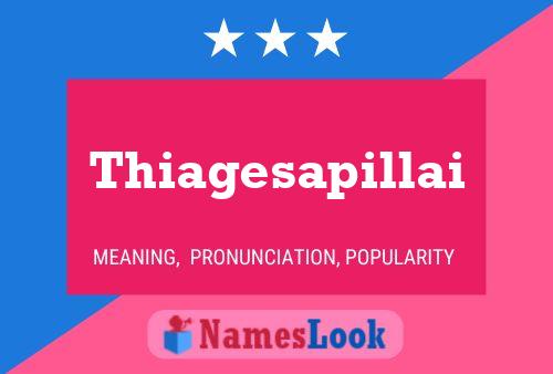 Thiagesapillai பெயர் போஸ்டர்