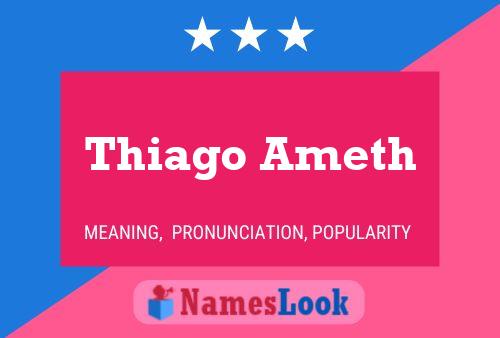 Thiago Ameth பெயர் போஸ்டர்