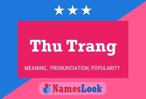 Thu Trang பெயர் போஸ்டர்