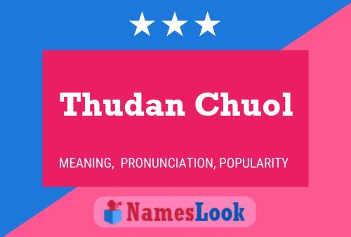 Thudan Chuol பெயர் போஸ்டர்