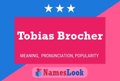 Tobias Brocher பெயர் போஸ்டர்