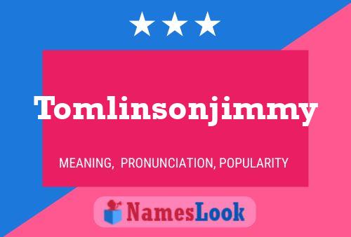 Tomlinsonjimmy பெயர் போஸ்டர்