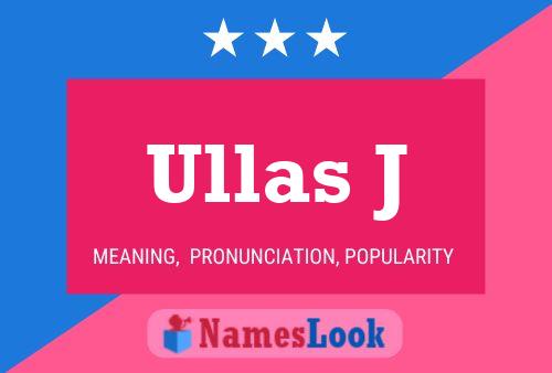 Ullas J பெயர் போஸ்டர்